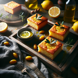 Zesty Lemon Olive Oil Cake Bars