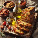 Savory Sun-Dried Tomato and Olive Oil Biscotti