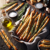 Rosemary Olive Oil & Sea Salt Gluten-Free Breadsticks