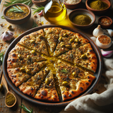 Mediterranean Gluten-Free Olive Oil Flatbread with Za'atar