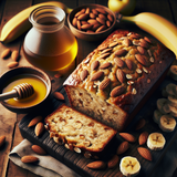 Honey Almond Olive Oil Banana Bread