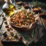 Savory Herbed Olive Oil Granola Clusters